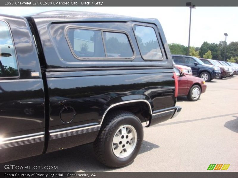 Black / Gray 1995 Chevrolet C/K C1500 Extended Cab