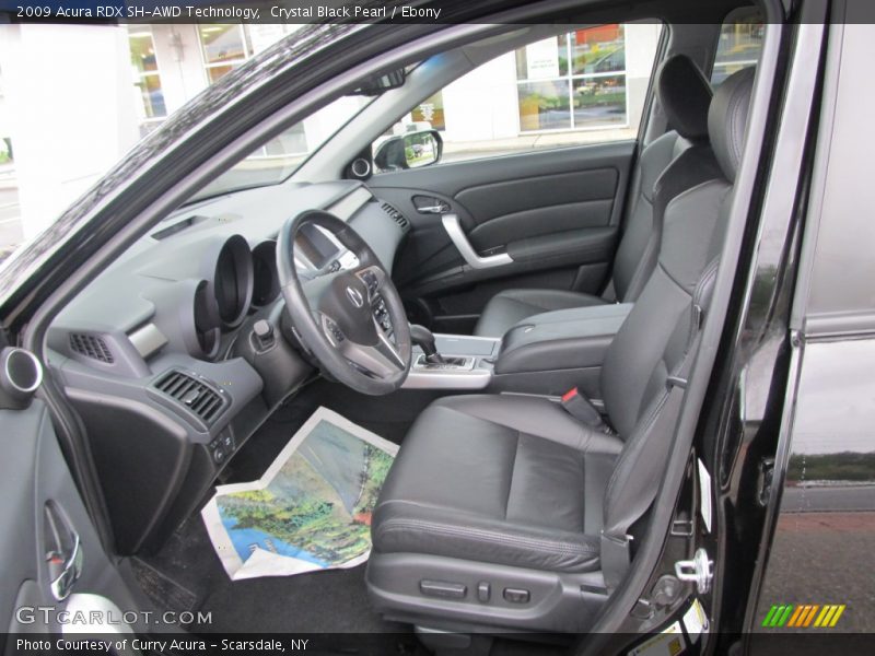 Crystal Black Pearl / Ebony 2009 Acura RDX SH-AWD Technology