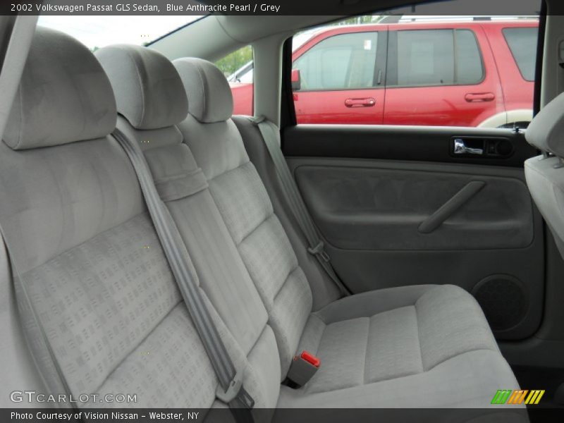 Blue Anthracite Pearl / Grey 2002 Volkswagen Passat GLS Sedan