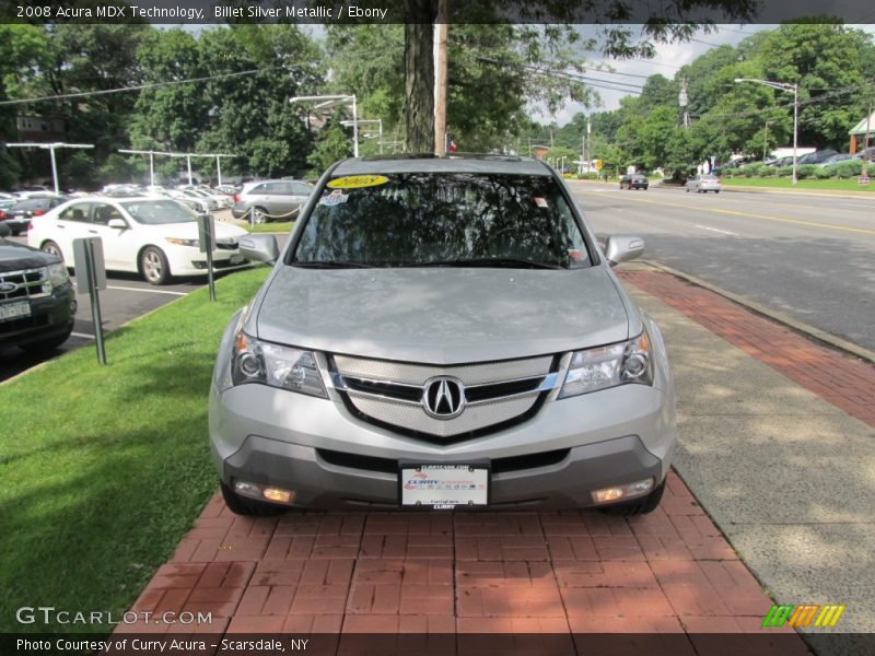 Billet Silver Metallic / Ebony 2008 Acura MDX Technology