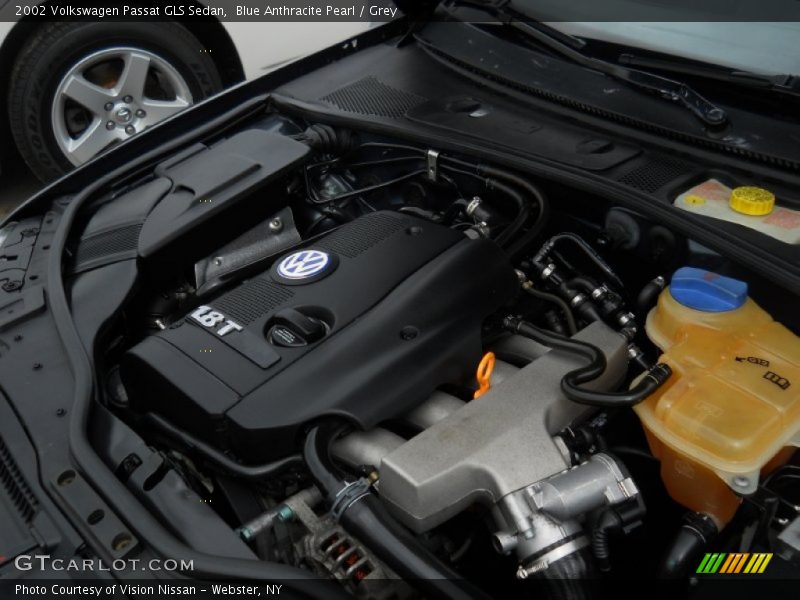 Blue Anthracite Pearl / Grey 2002 Volkswagen Passat GLS Sedan