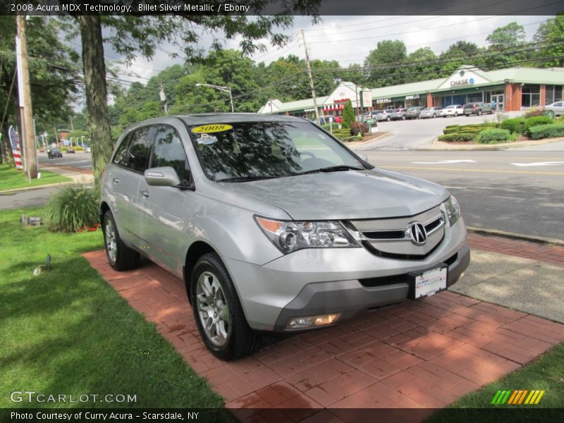Billet Silver Metallic / Ebony 2008 Acura MDX Technology