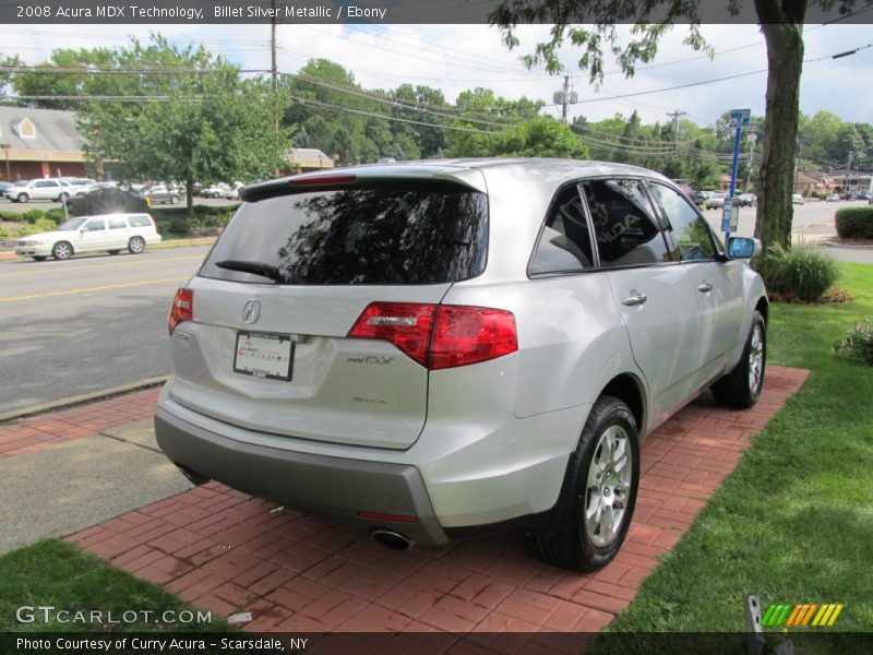 Billet Silver Metallic / Ebony 2008 Acura MDX Technology