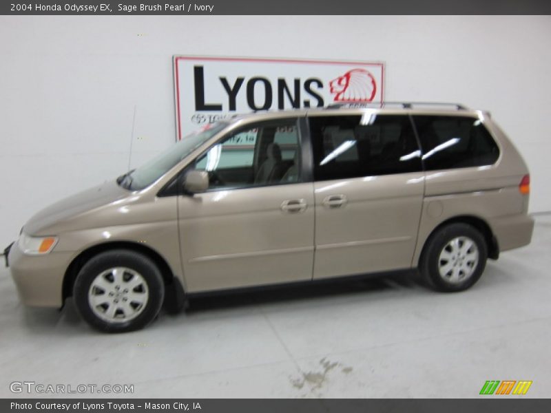 Sage Brush Pearl / Ivory 2004 Honda Odyssey EX