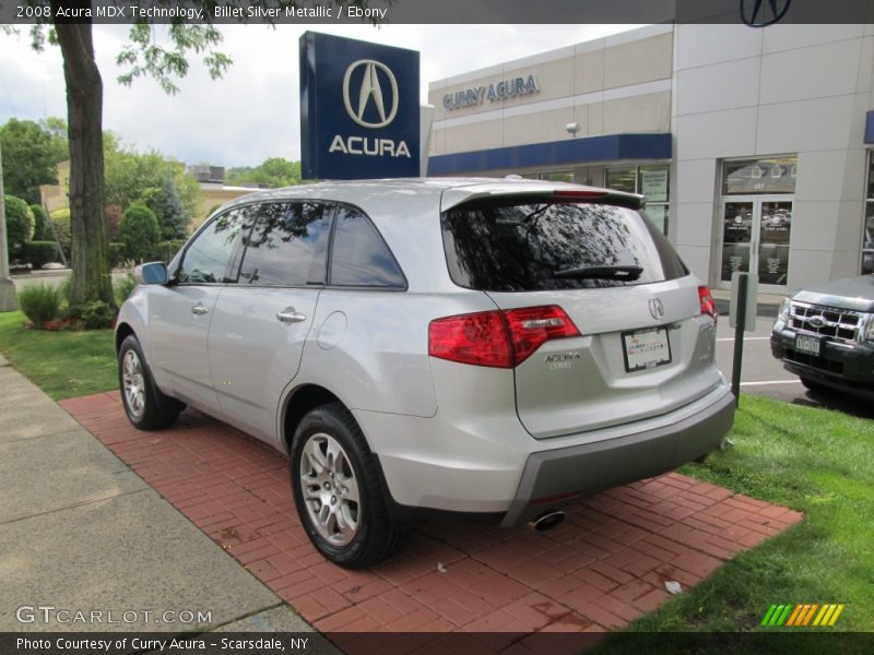 Billet Silver Metallic / Ebony 2008 Acura MDX Technology