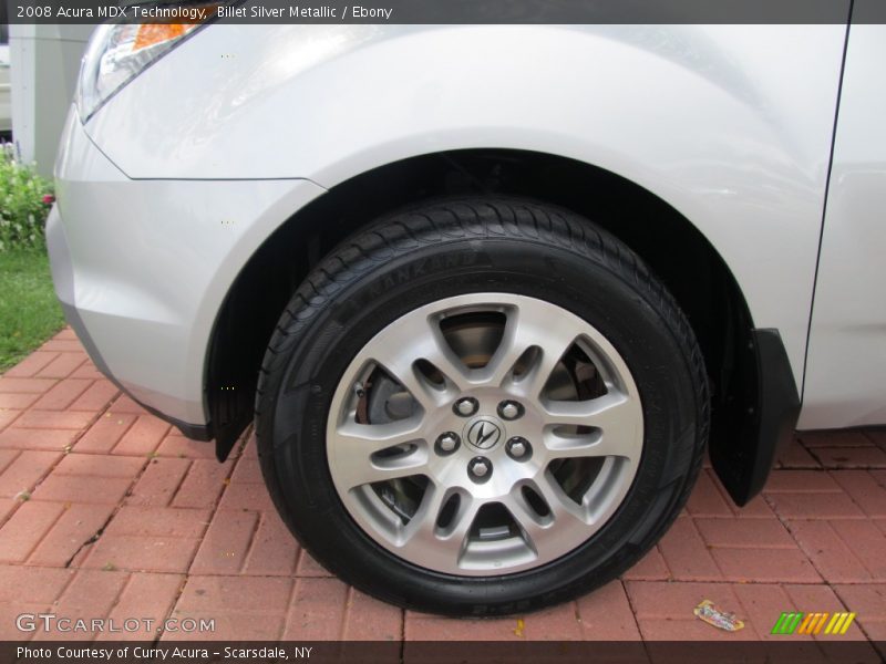 Billet Silver Metallic / Ebony 2008 Acura MDX Technology