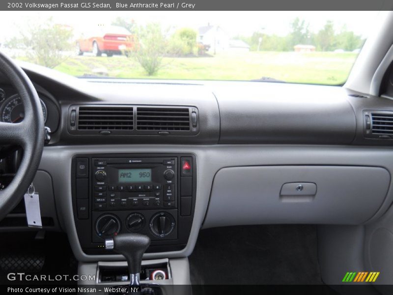 Blue Anthracite Pearl / Grey 2002 Volkswagen Passat GLS Sedan