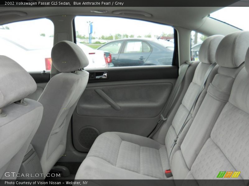 Blue Anthracite Pearl / Grey 2002 Volkswagen Passat GLS Sedan