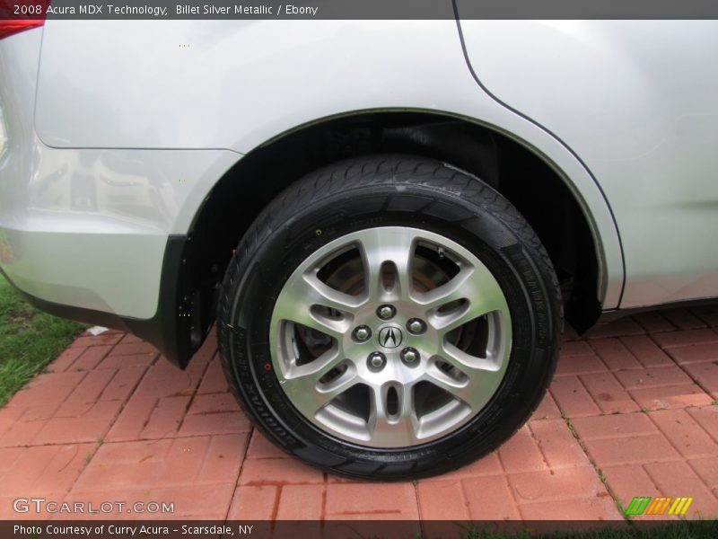 Billet Silver Metallic / Ebony 2008 Acura MDX Technology
