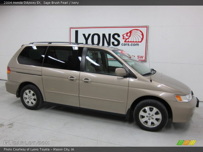 Sage Brush Pearl / Ivory 2004 Honda Odyssey EX