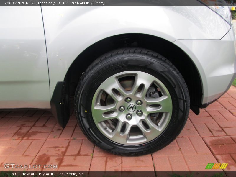 Billet Silver Metallic / Ebony 2008 Acura MDX Technology