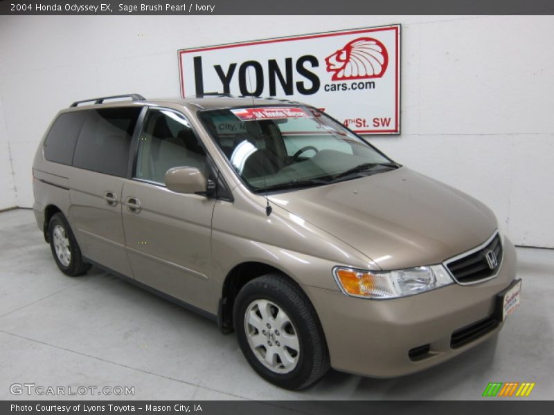 Sage Brush Pearl / Ivory 2004 Honda Odyssey EX