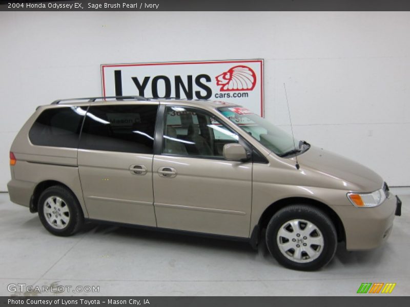 Sage Brush Pearl / Ivory 2004 Honda Odyssey EX