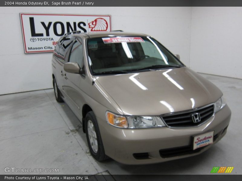 Sage Brush Pearl / Ivory 2004 Honda Odyssey EX