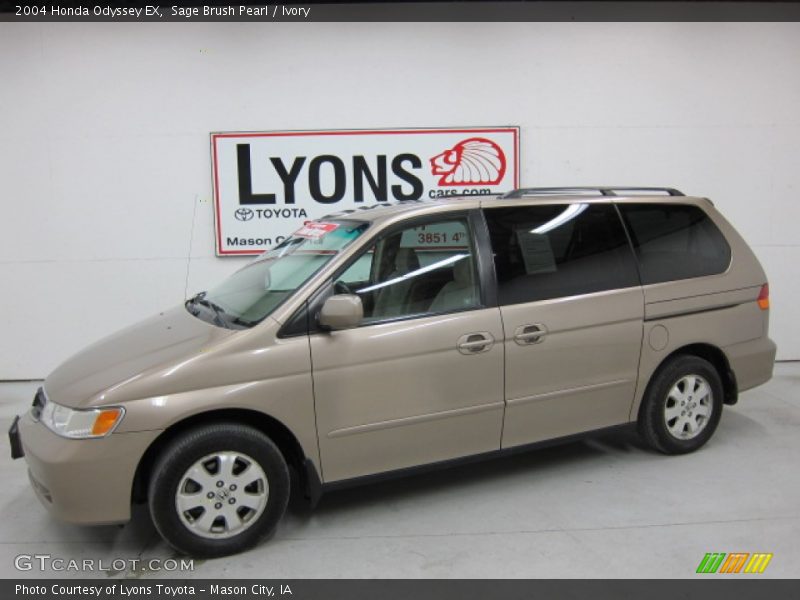 Sage Brush Pearl / Ivory 2004 Honda Odyssey EX