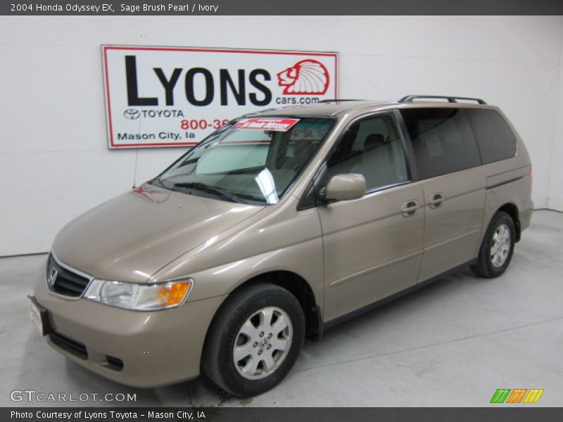 Sage Brush Pearl / Ivory 2004 Honda Odyssey EX