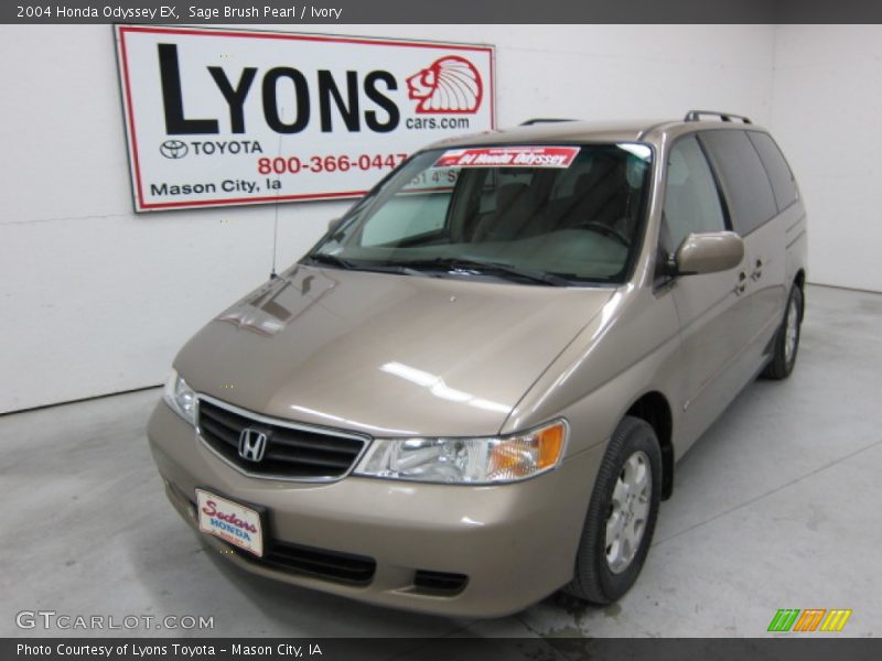 Sage Brush Pearl / Ivory 2004 Honda Odyssey EX