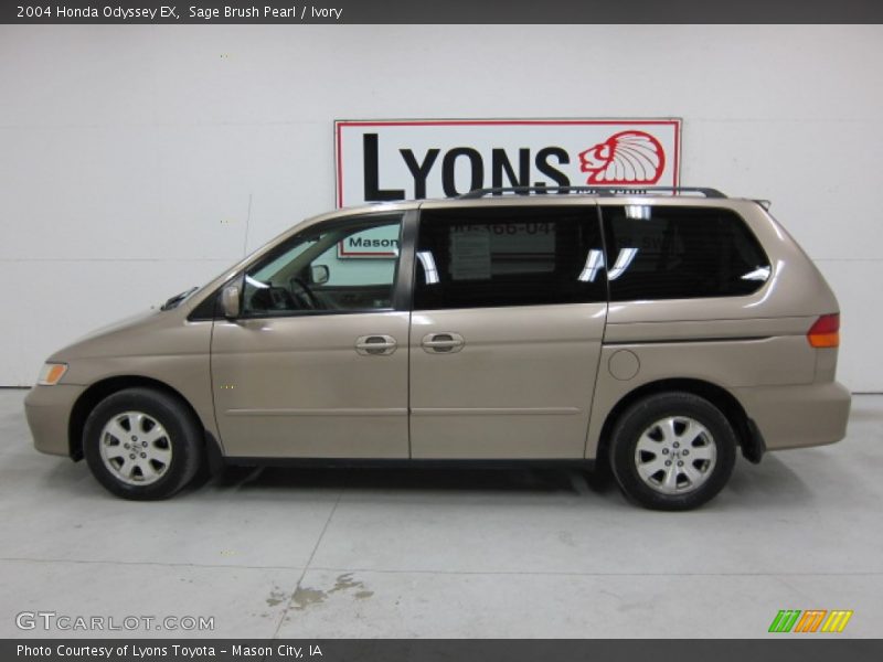 Sage Brush Pearl / Ivory 2004 Honda Odyssey EX