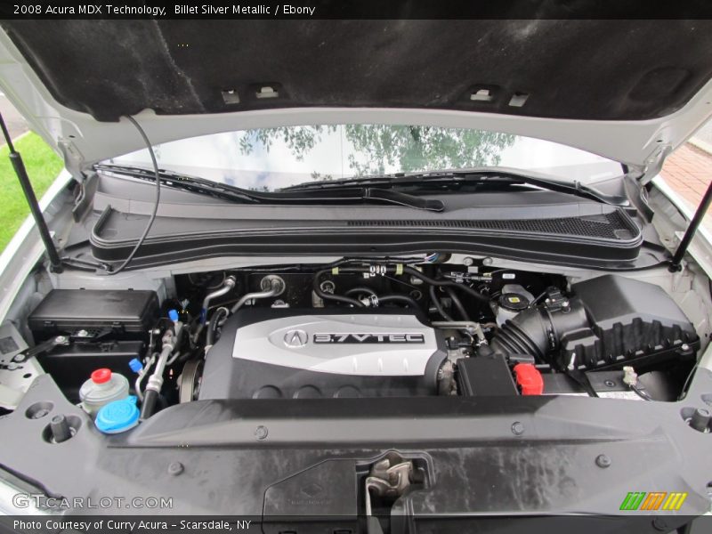Billet Silver Metallic / Ebony 2008 Acura MDX Technology