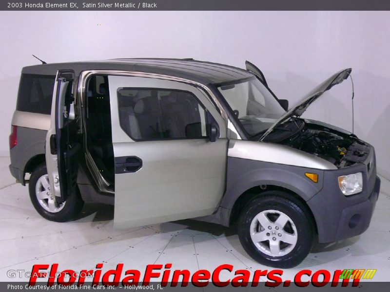 Satin Silver Metallic / Black 2003 Honda Element EX