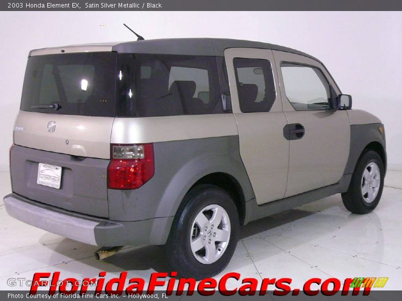 Satin Silver Metallic / Black 2003 Honda Element EX