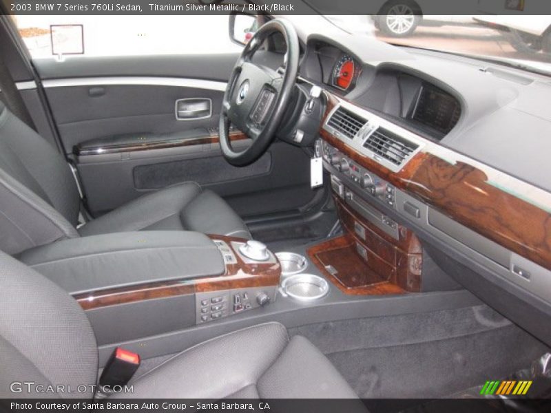  2003 7 Series 760Li Sedan Black/Black Interior