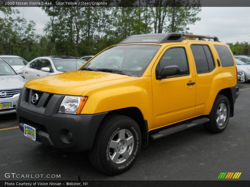 Solar Yellow / Steel/Graphite 2008 Nissan Xterra S 4x4