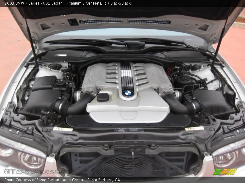  2003 7 Series 760Li Sedan Engine - 6.0 Liter DOHC 48-Valve V12