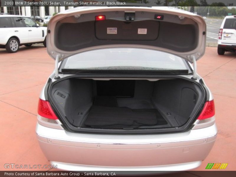  2003 7 Series 760Li Sedan Trunk