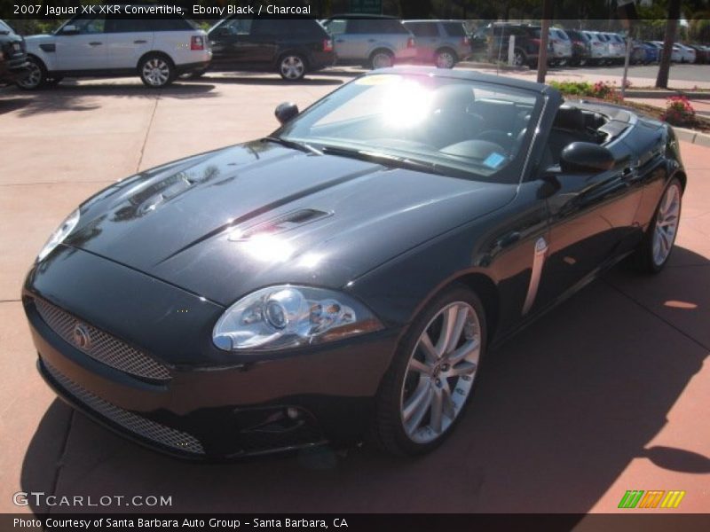 Ebony Black / Charcoal 2007 Jaguar XK XKR Convertible