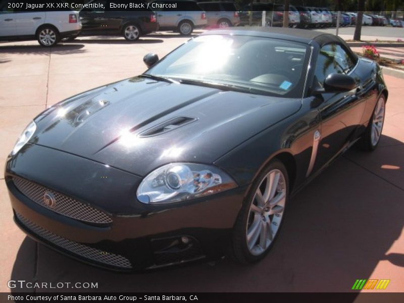 Ebony Black / Charcoal 2007 Jaguar XK XKR Convertible