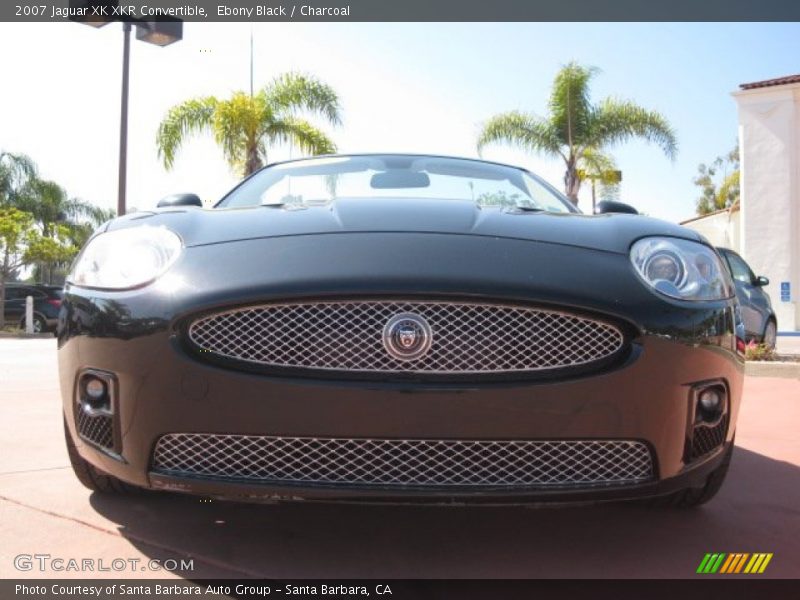Ebony Black / Charcoal 2007 Jaguar XK XKR Convertible