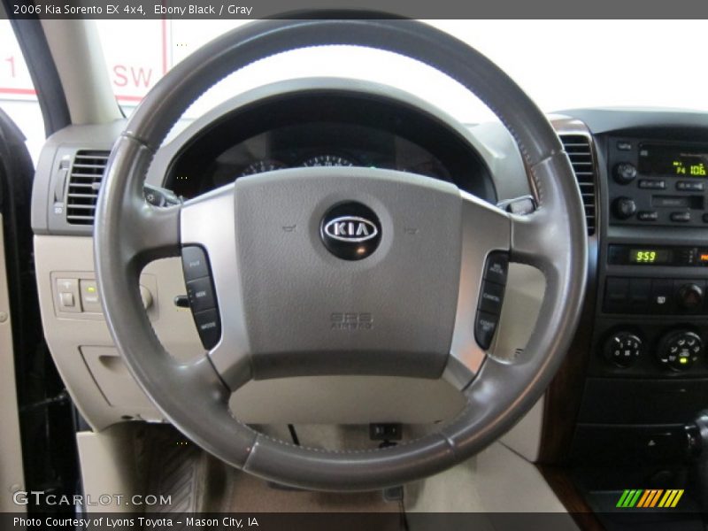 Ebony Black / Gray 2006 Kia Sorento EX 4x4