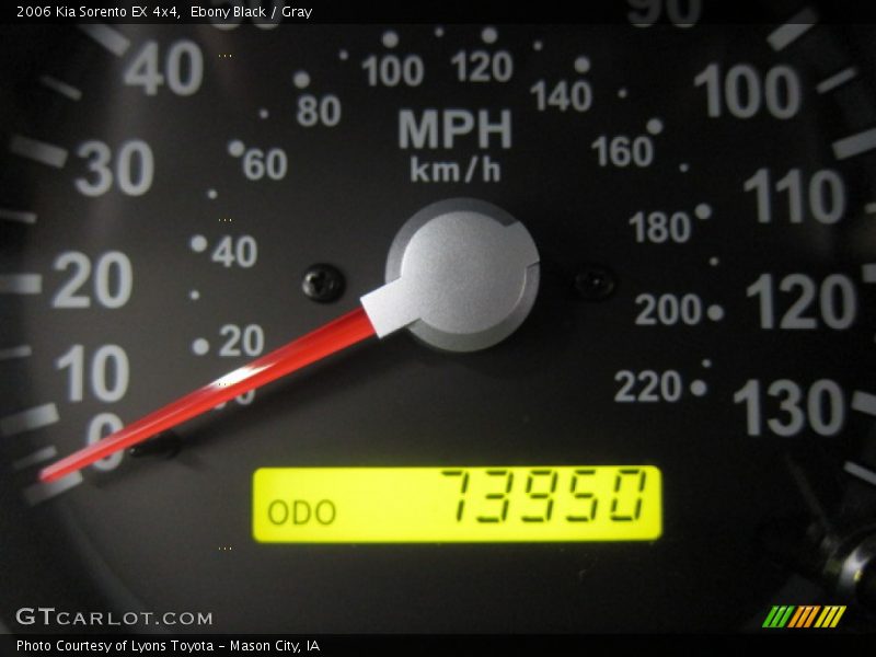 Ebony Black / Gray 2006 Kia Sorento EX 4x4