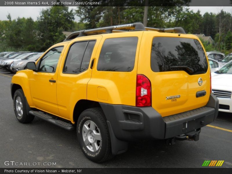 Solar Yellow / Steel/Graphite 2008 Nissan Xterra S 4x4