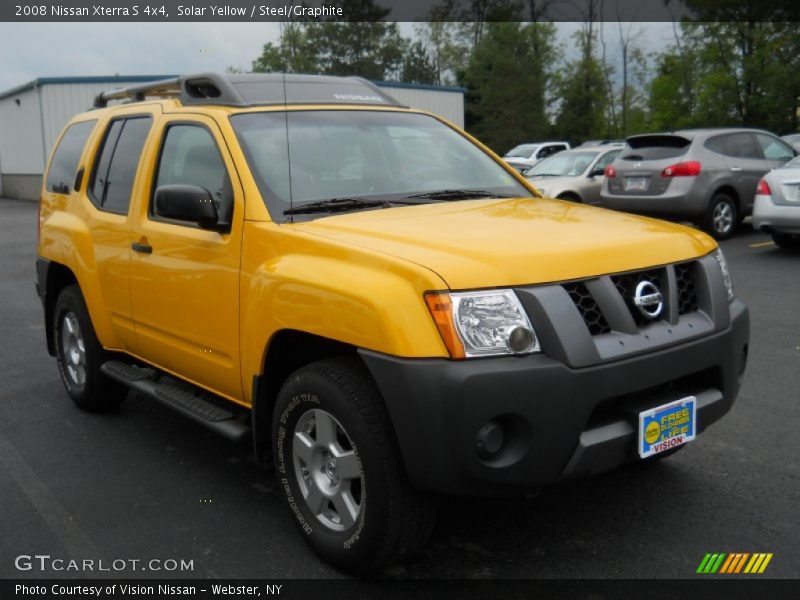 Solar Yellow / Steel/Graphite 2008 Nissan Xterra S 4x4
