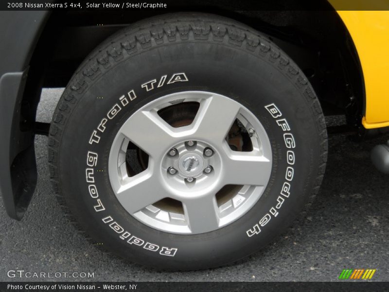 Solar Yellow / Steel/Graphite 2008 Nissan Xterra S 4x4