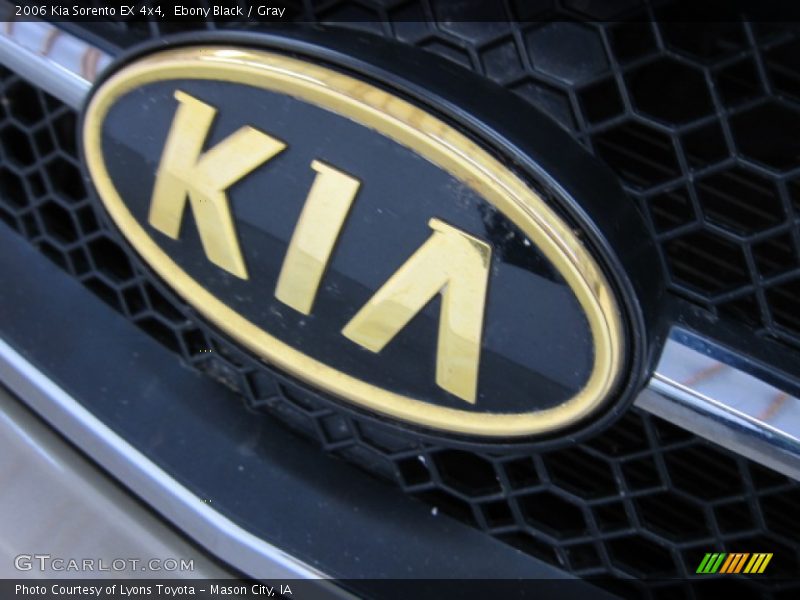 Ebony Black / Gray 2006 Kia Sorento EX 4x4