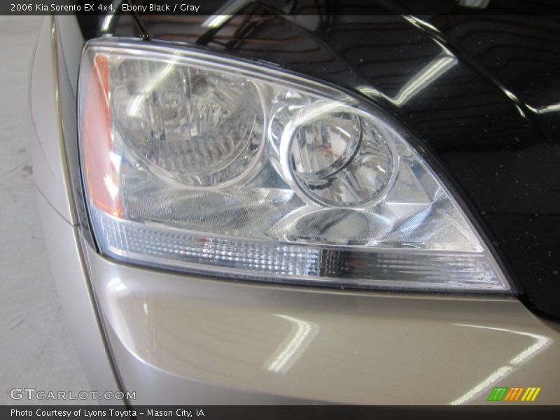 Ebony Black / Gray 2006 Kia Sorento EX 4x4