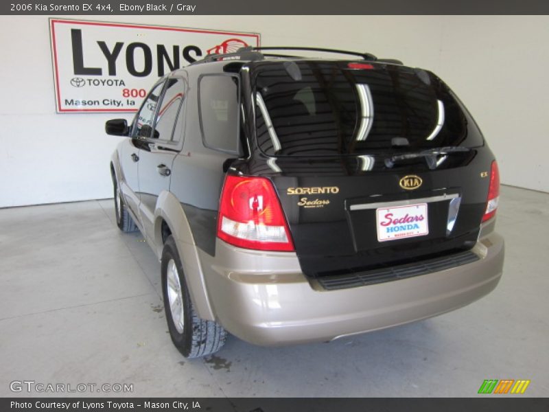 Ebony Black / Gray 2006 Kia Sorento EX 4x4
