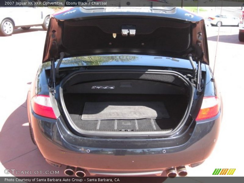 Ebony Black / Charcoal 2007 Jaguar XK XKR Convertible