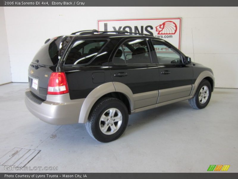 Ebony Black / Gray 2006 Kia Sorento EX 4x4