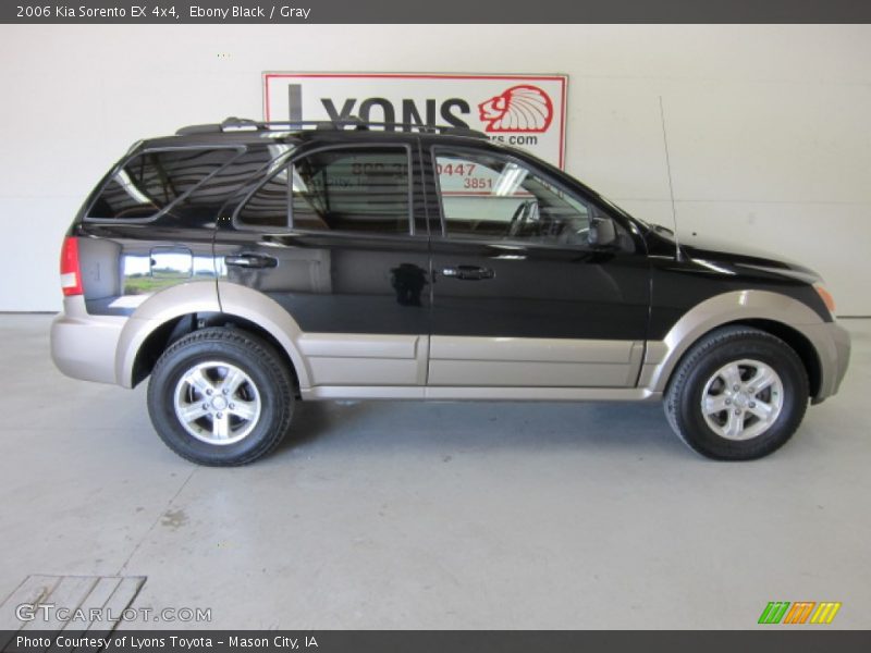 Ebony Black / Gray 2006 Kia Sorento EX 4x4