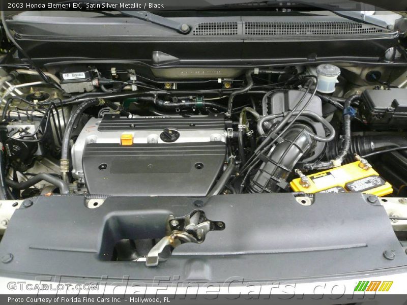 Satin Silver Metallic / Black 2003 Honda Element EX