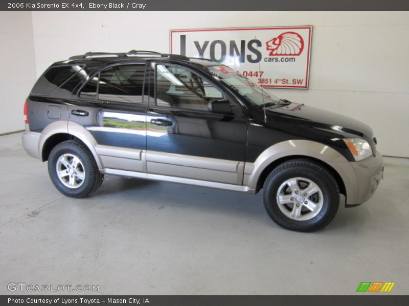 Ebony Black / Gray 2006 Kia Sorento EX 4x4