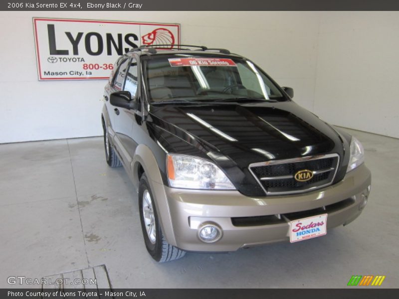 Ebony Black / Gray 2006 Kia Sorento EX 4x4
