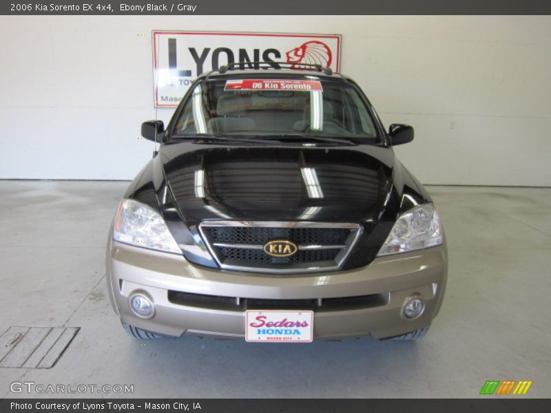 Ebony Black / Gray 2006 Kia Sorento EX 4x4