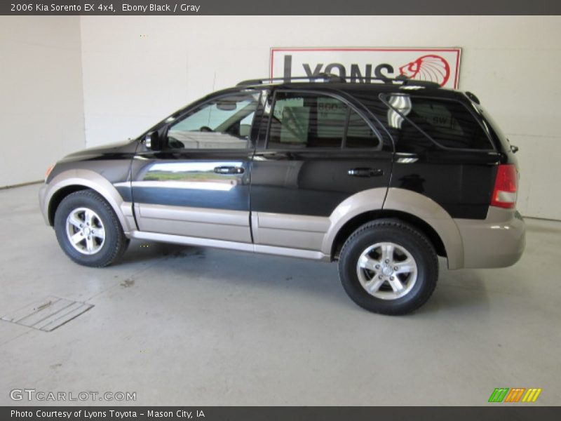 Ebony Black / Gray 2006 Kia Sorento EX 4x4