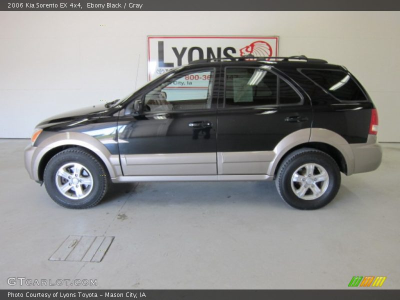 Ebony Black / Gray 2006 Kia Sorento EX 4x4