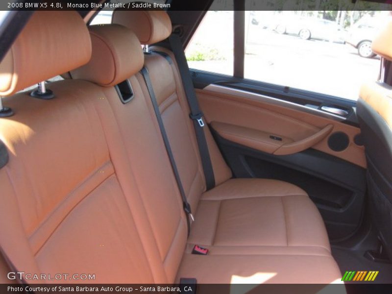 Monaco Blue Metallic / Saddle Brown 2008 BMW X5 4.8i